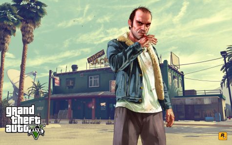 An image depicting Trevor, one of the protagonists of GTA V